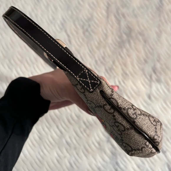 Authentic Gucci Tattoo Collection Monogram Baguette Shoulder Bag - Picture 8 of 11